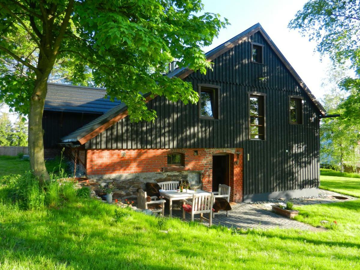 Ferienhaus Berghuette Vogtland In 克林根塔尔 外观 照片